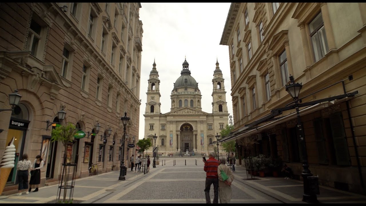 【4K】Walk in Budapest, Hungary | From Liberty Square to Budapest-Nyugati Train station