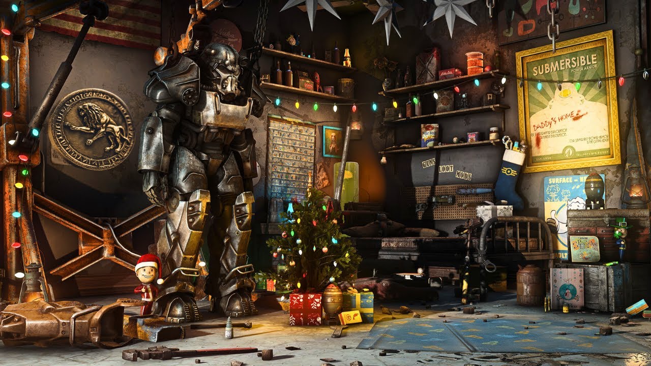 Greatest Fallout Christmas & New Year Hits 🎄Cozy Holiday Ambience & Visuals