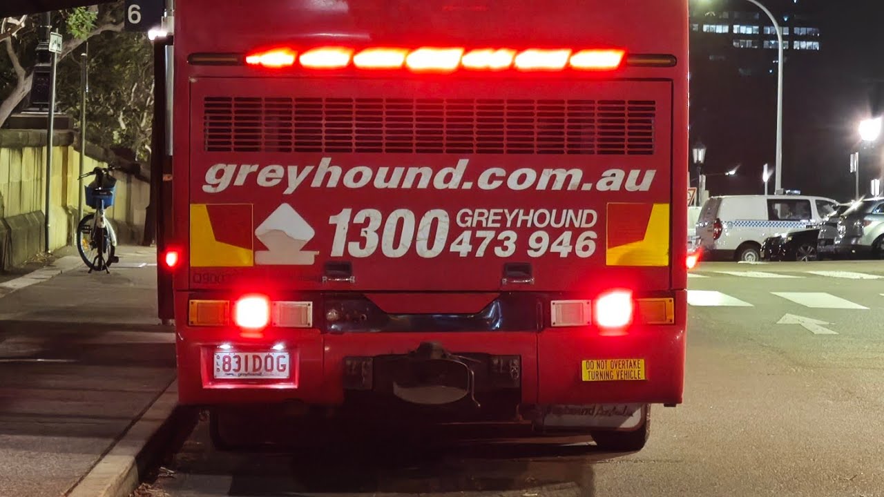 Greyhound Australia #831 - Scania K380IB Mills-Tui Leaving Central Coach Bay 