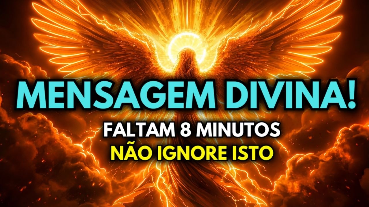 🔴 FALTAM APENAS 8 MINUTOS — DEUS ESTÁ TE OBSERVANDO AGORA MESMO E O CÉU ACABA DE FICAR EM.......