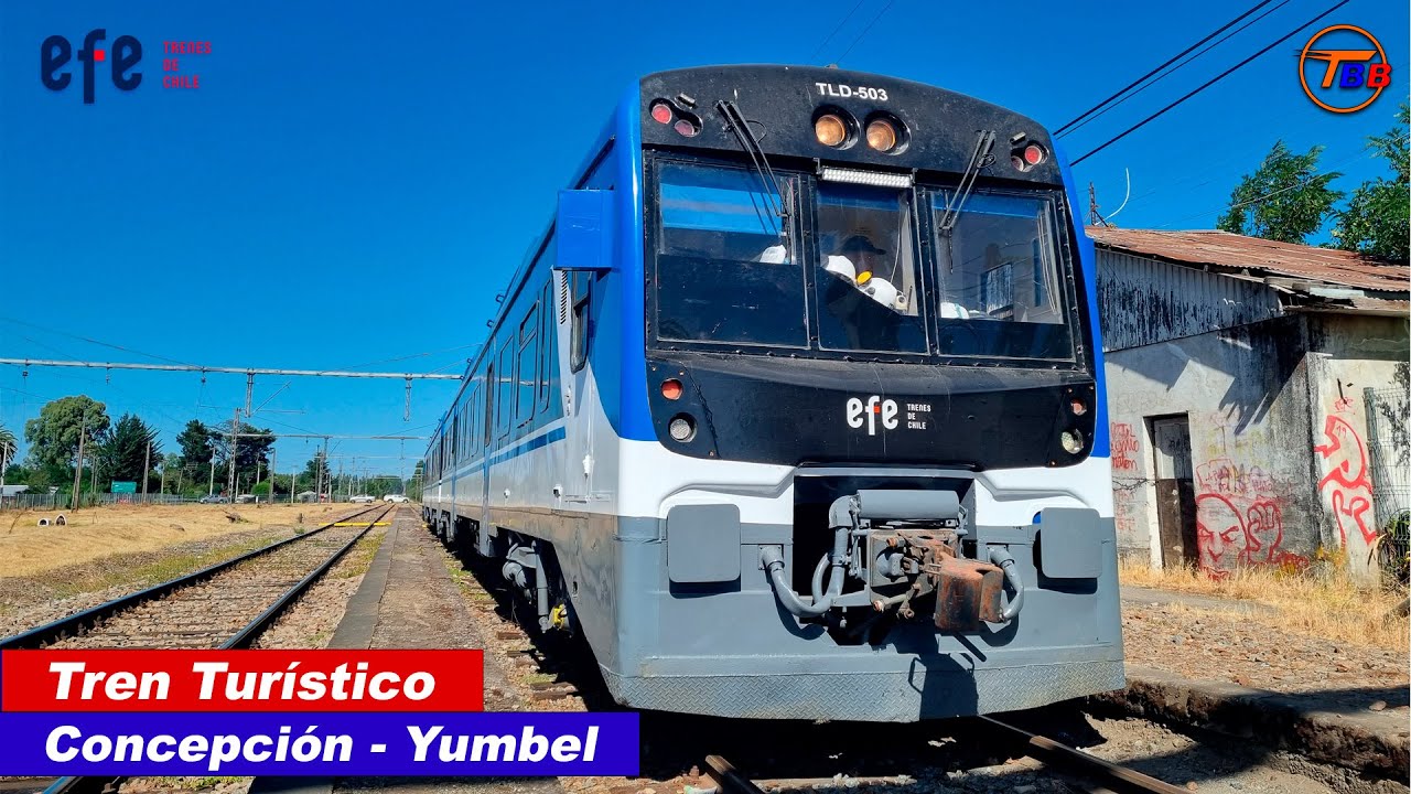 Tren Turístico Concepción - Yumbel con Automotor TLD-503 (CAF UT-593 Ex Renfe)
