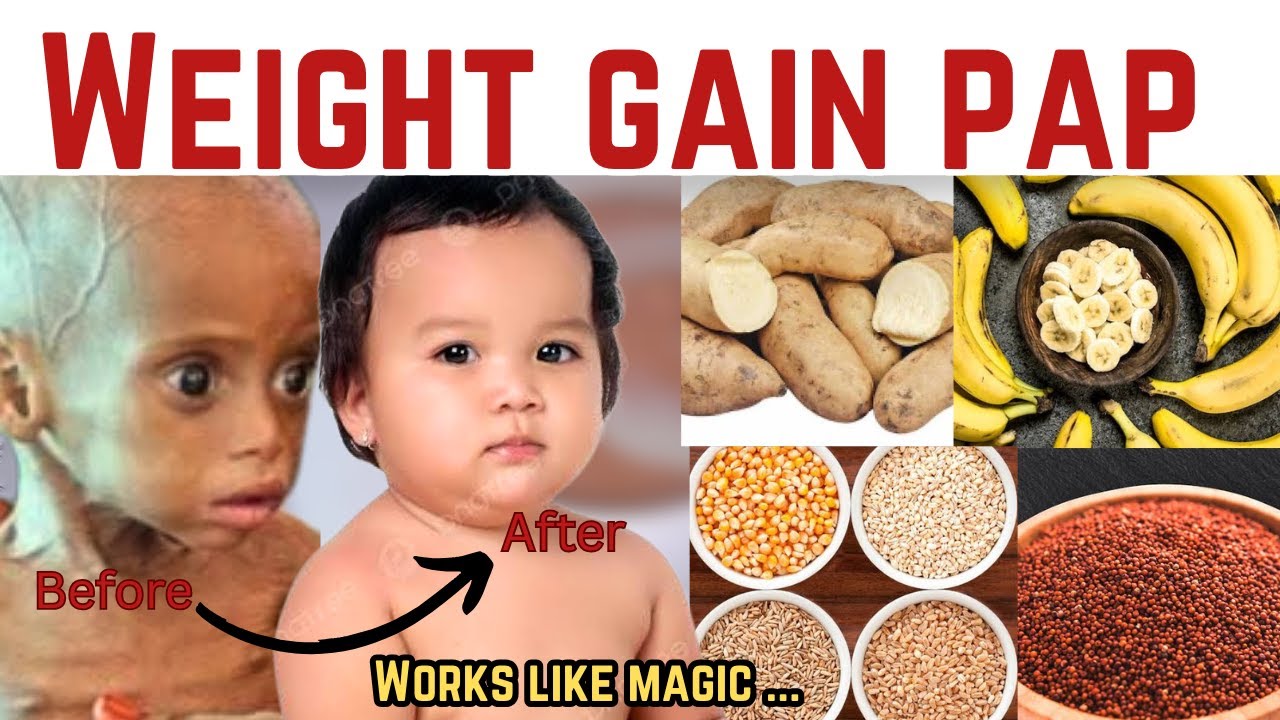 WEIGHT GAIN PAP FOR INFANTS & PRETERM BABIES | How to make Pap | Akamu for Babies and Kids |babyfood