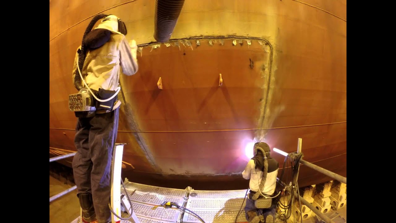 stick welding timelapse