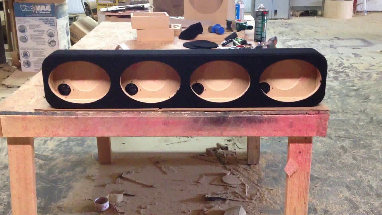 4 Rockford Fosgate Punch 6x9 Box for the Back Deck