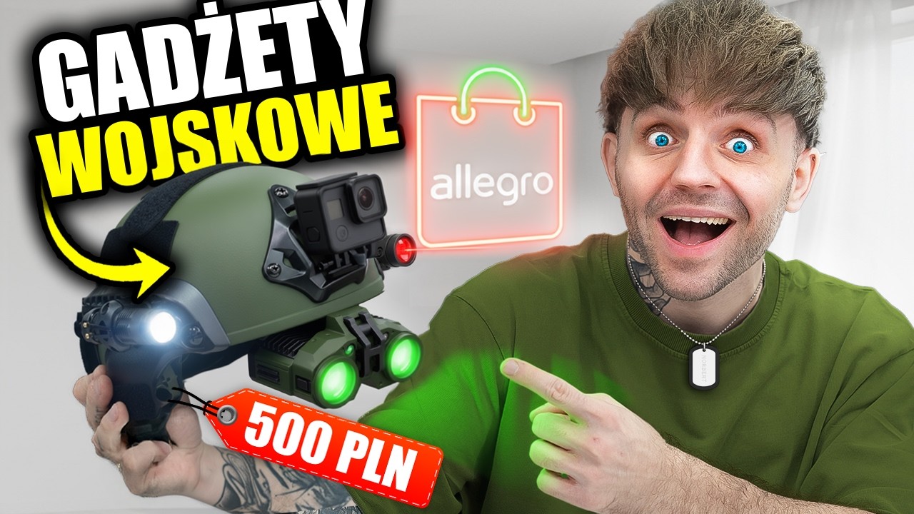 Testujemy WOJSKOWE GADŻETY z Allegro!