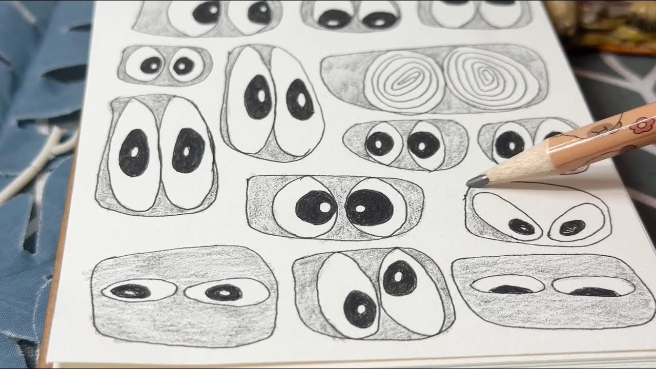 Auntie Doodle - Satisfying Eye Doodling Session
