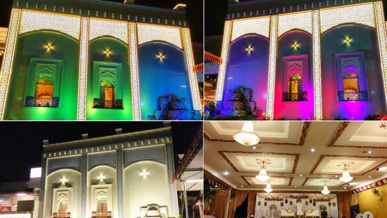 😍😍😍 Colourful Lighting || Officers Mess Function Plaza || New Malakpet, Hyderabad || Sai Kiran Log