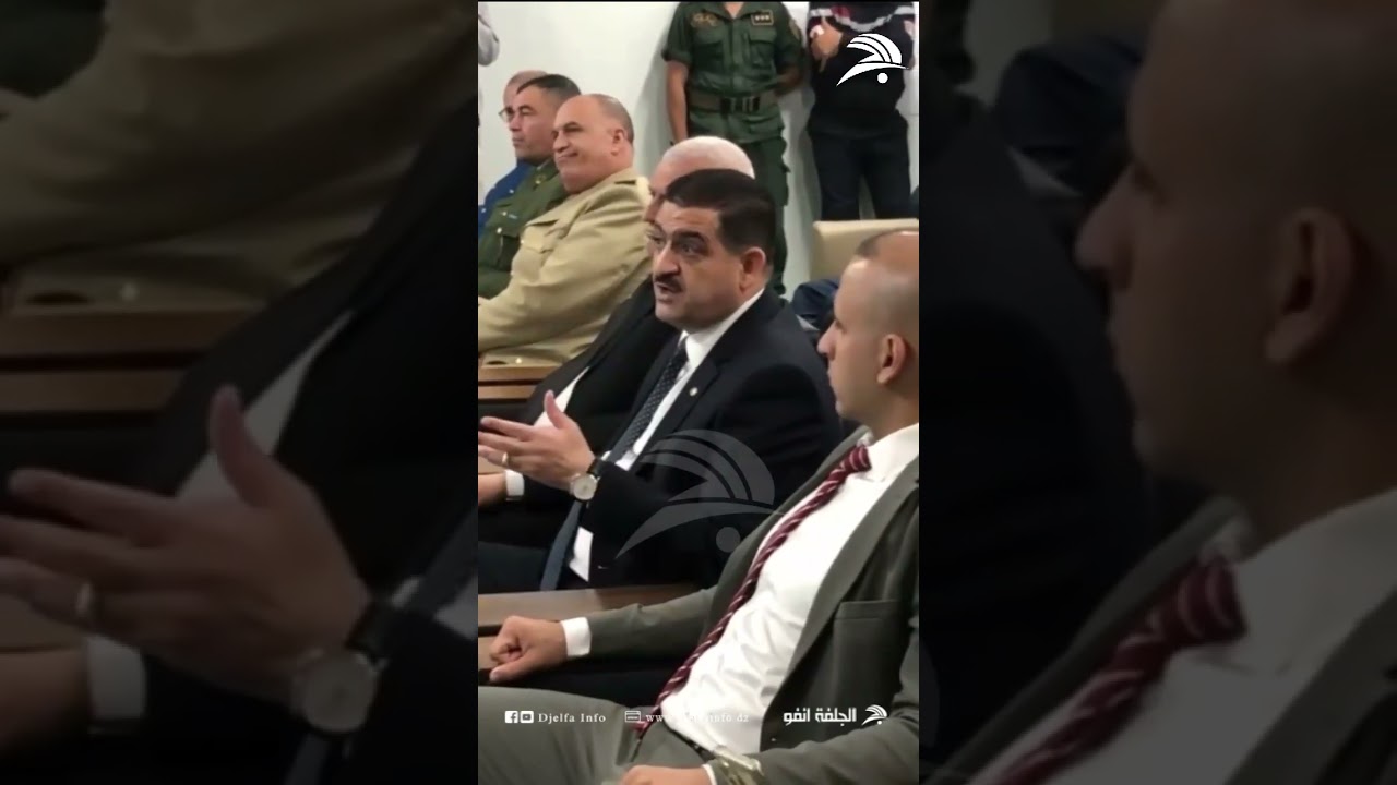 تدخل وزير الري طه دربال خلال زيارته الى ولاية الجلفة