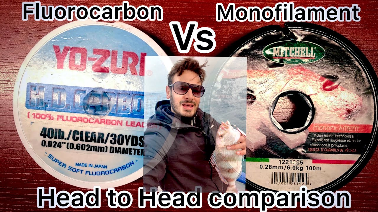 Monofilament Leader versus Fluorocarbon Leaderمقارنة خيط المونو وخيط الفلوروكاربون