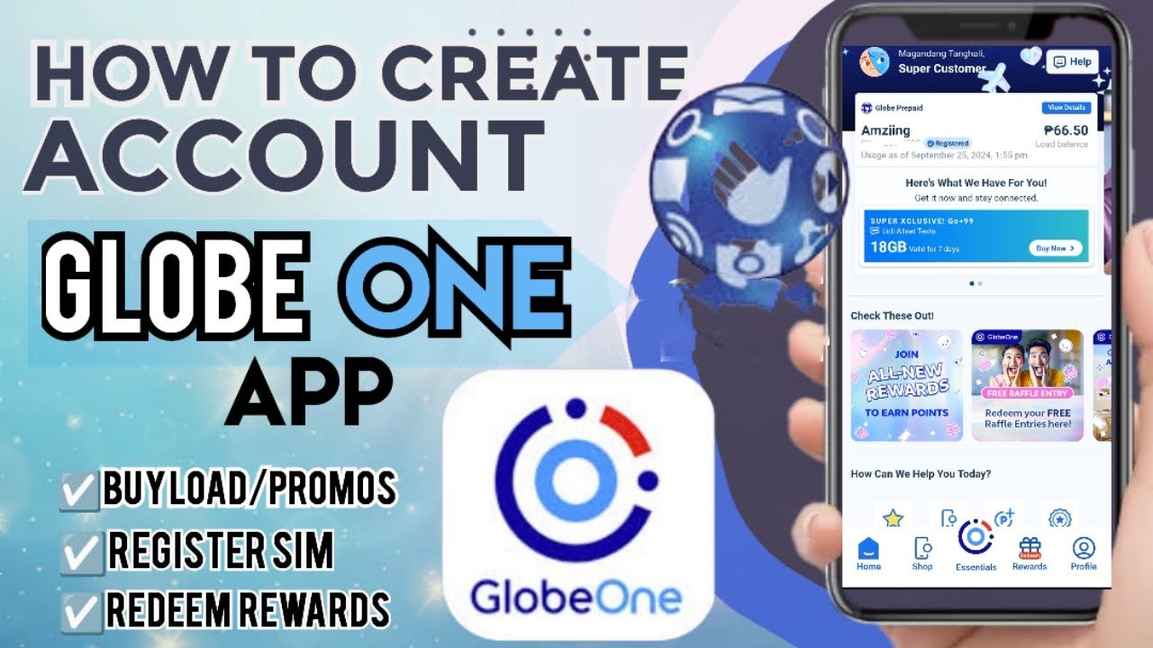 Globe One app tutorial | How to create account in Globe one
