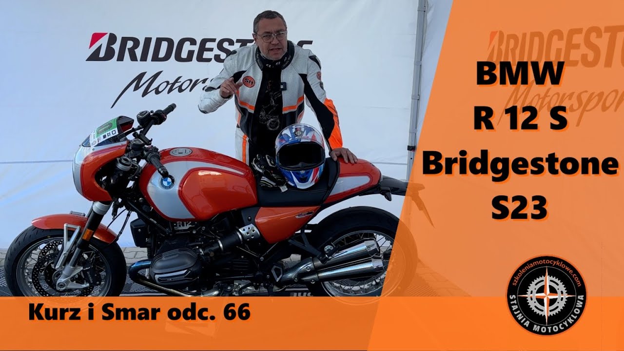 BMW R 12 S i Bridgestone S23 na Torze Poznań.
