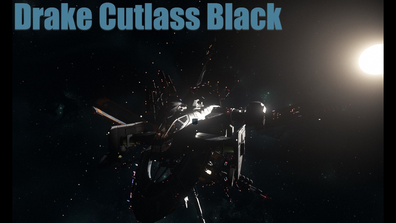 Star Citizen ship tour Drake Cutlass Black