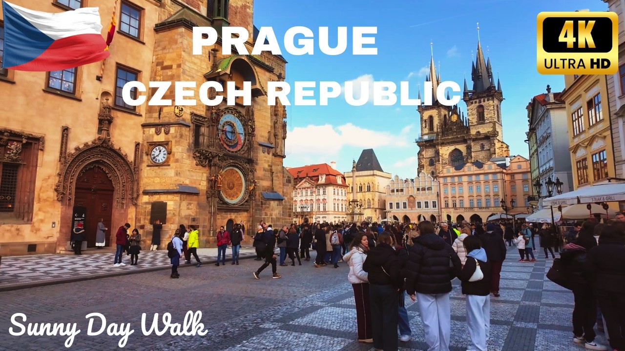 PRAGUE Walking Tour 2026 🇨🇿 | From Charles Bridge to Old & New Town in 4K 60fps
