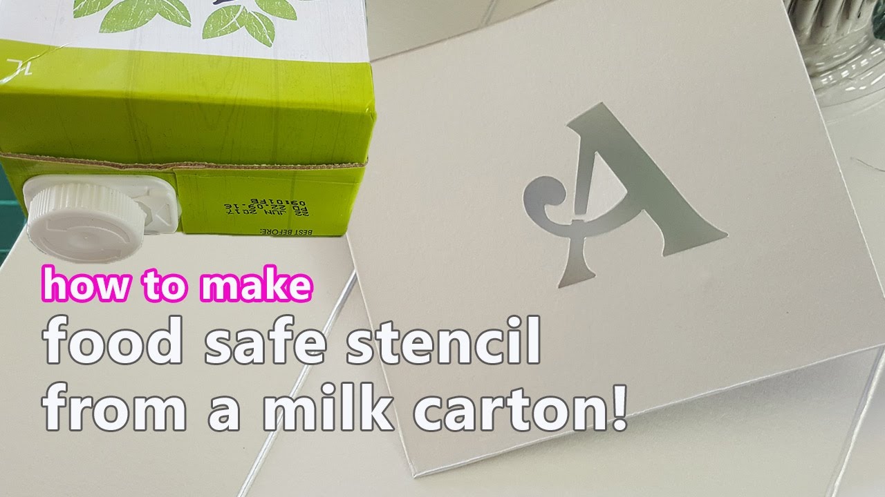 How to make cookie stencils | cutting machine or by hand