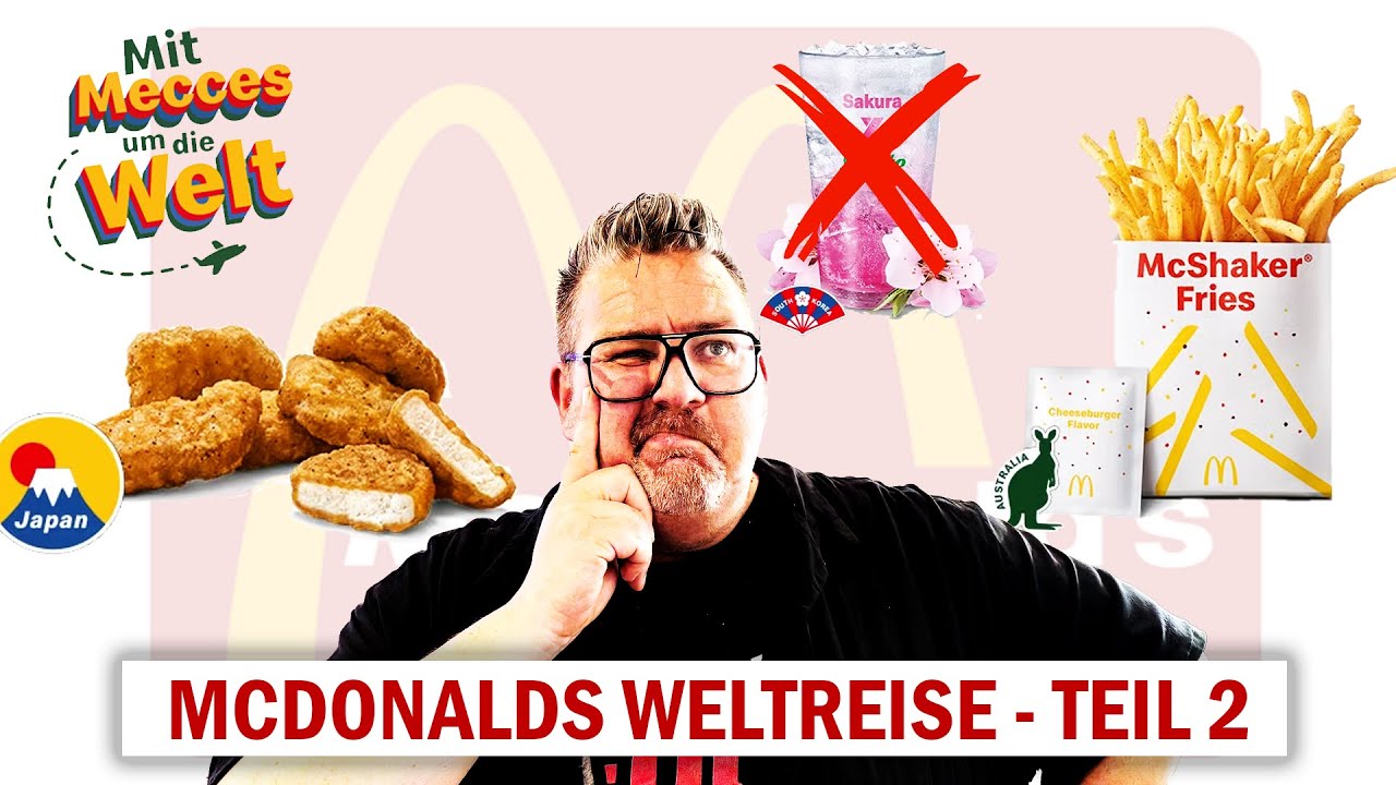 McDonald's MIES??? MIT Meekes um die WELT: Garlic Pepper Chicken Nuggets & McShaker Fries TEST!