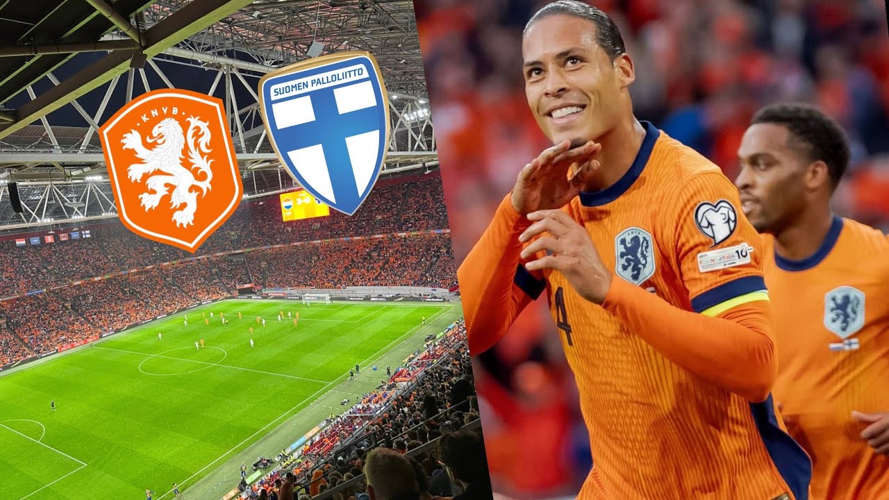 The Netherlands destroys Finland in the World Cup Qualifiers! Netherlands vs Finland matchvlog!