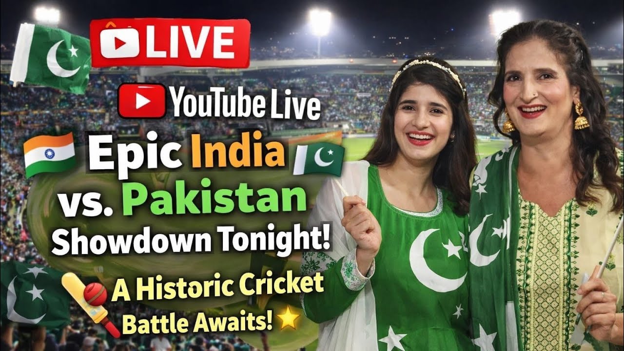 LIVE 🔴 Pakistan 🇵🇰 vs India 🇮🇳| Biggest Cricket Clash Ever! 🏏🔥