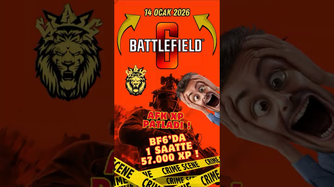 ⚡ AFK XP Patladı! BF6’da 1 Saatte 57.000 XP 😱