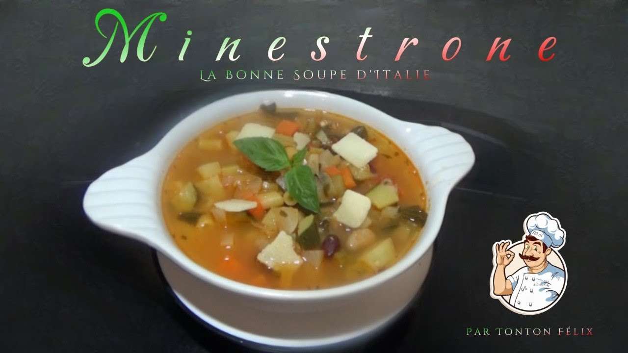 Minestrone  La délicieuse soupe d'Italie saveurs d'automne