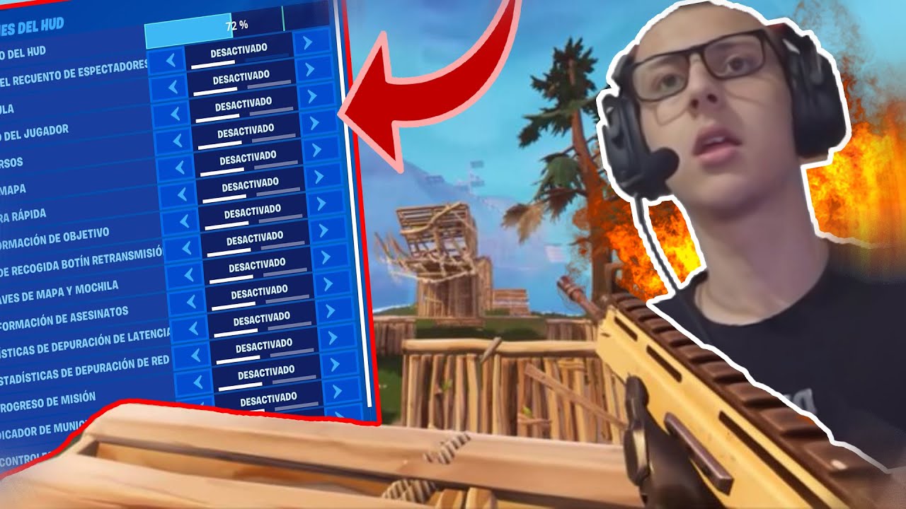 Fortnite pero SIN HUD