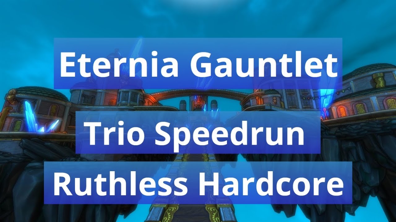 Eternia Gauntlet Trio Speedrun (4:09 Run) [Ruthless Hardcore] - Dungeon Defenders