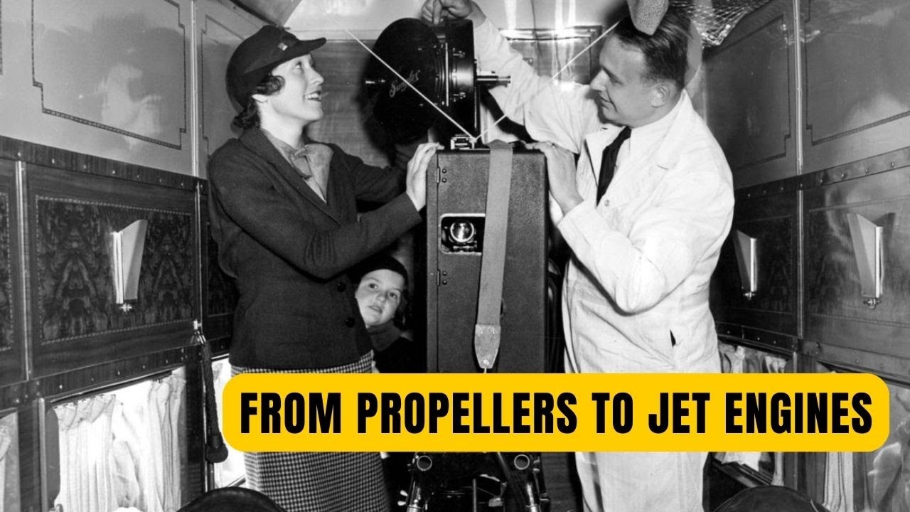 From Propellers to Jet Engines -  Exploring the Evolution of Air Travel from the 1930s to 1950s