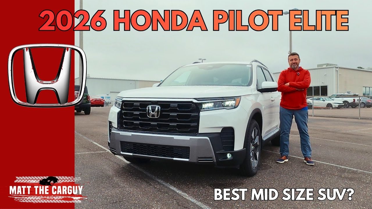 Обзор и тест-драйв Honda Pilot Elite 2026 года | Остается ли он одним из лучших 3-рядных внедорож...