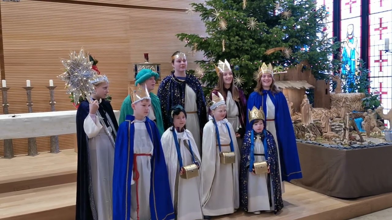 Sternsinger 2024 - Sankt Famila Bruchköbel Entsendung 2