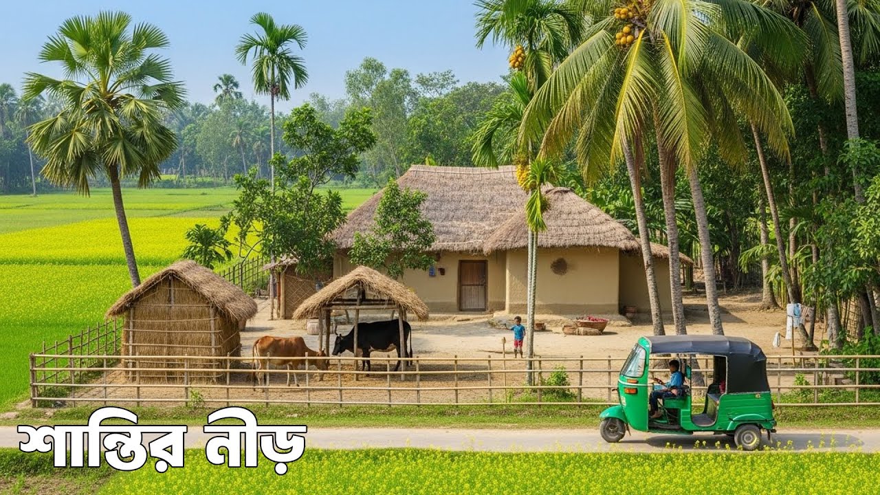সবুজ গ্রাম বাংলা | বাংলাদেশের গ্রামীণ প্রকৃতির অপরূপ দৃশ্য