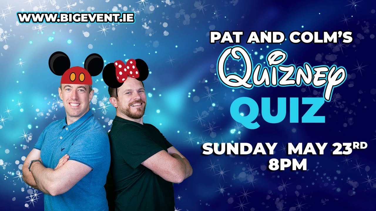 Pat and Colm's Quizney (Disney) Quiz