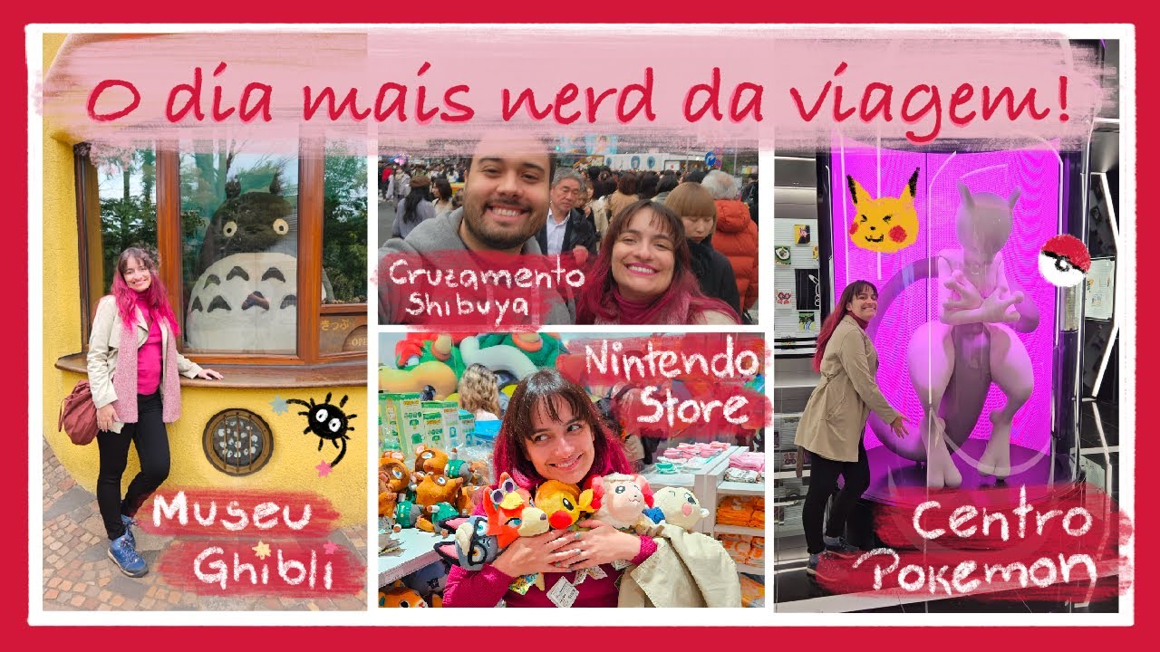 MUSEU GHIBLI E SHIBUYA - Centro Pokemon, Nintendo, melhor ramen de Tóquio? [Clá no Japão - EP. 04]