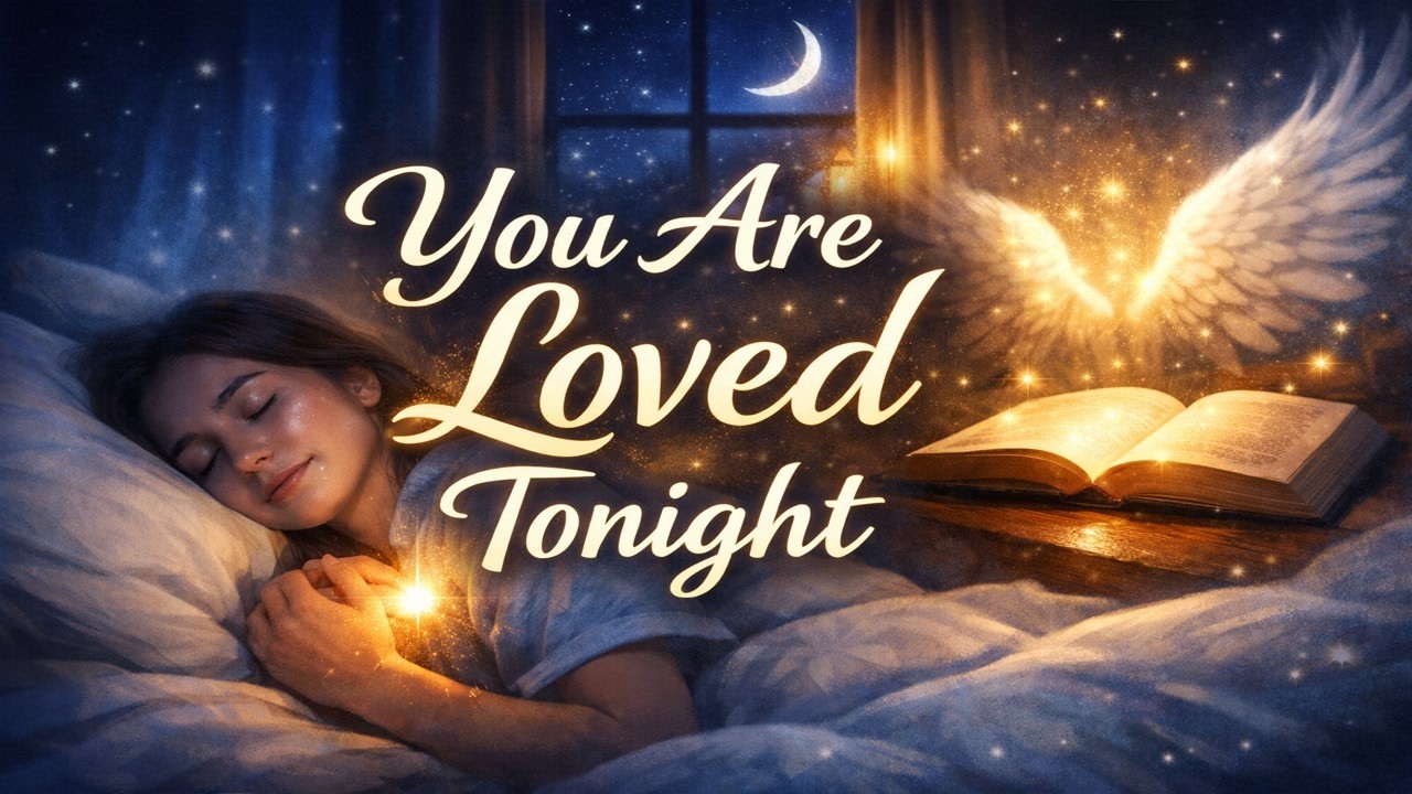 Fall Asleep Knowing You Are Loved by God Tonight 💙 | Healing Bible Sleep Music (Emotional Comfort)