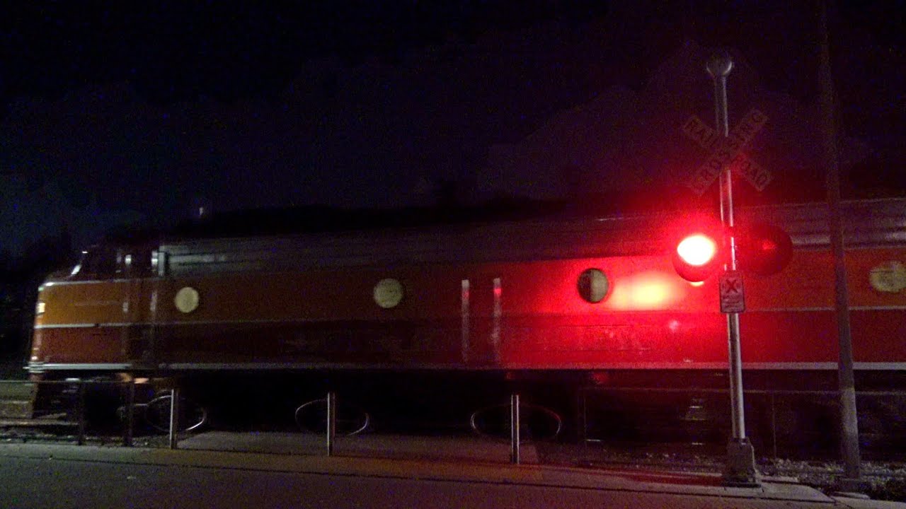 SP 6051 Leads SSRR Polar Express Holiday Train, Q Street Ped. Railroad Crossing, Sacramento CA