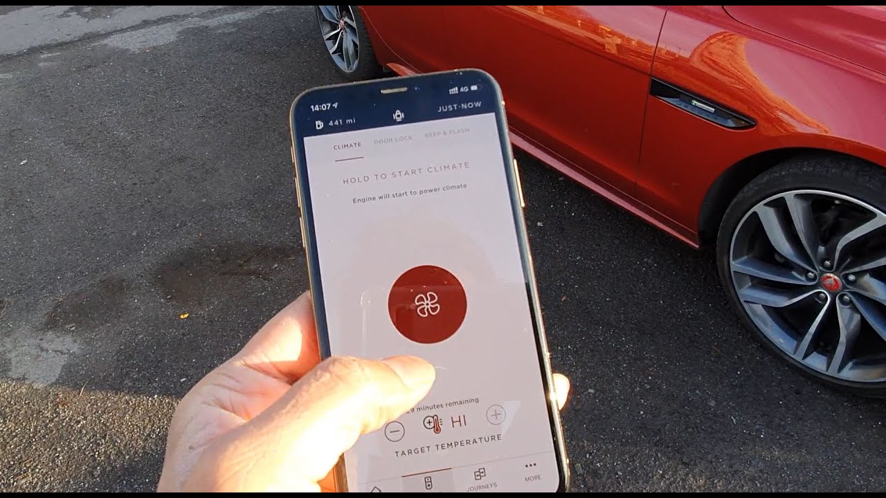 Jaguar App (Incontrol remote app)