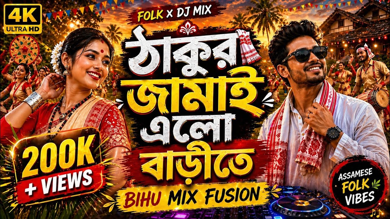 বলি ও ননদি, আর দু'মুঠো চাল ফেলে দে হাড়িতে 🌾| Bihu Mix Fusion | Assamese Folk Vibes | Bengali Song