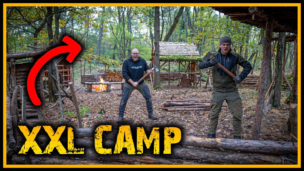 Bushcraft Camp [S05/E26] Bushcraft Bar und Wintervorbereitung - Bushcraft Survival Outdoor