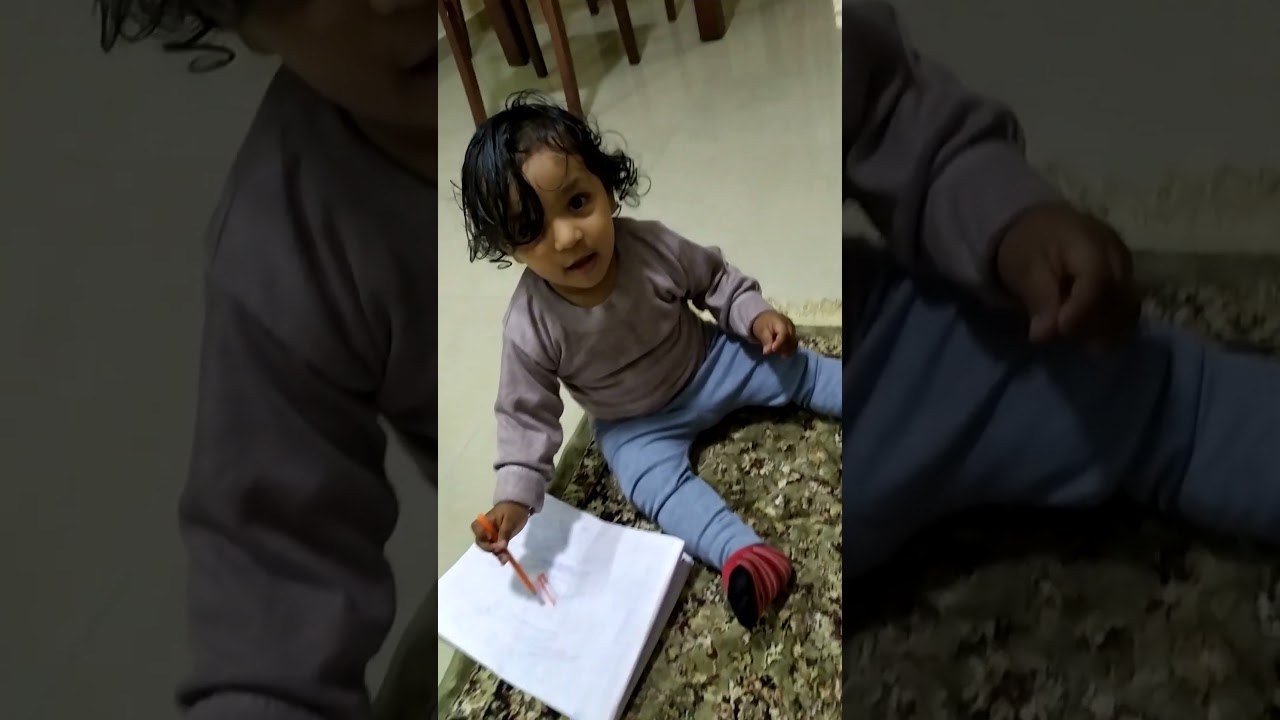 study time baby girl 