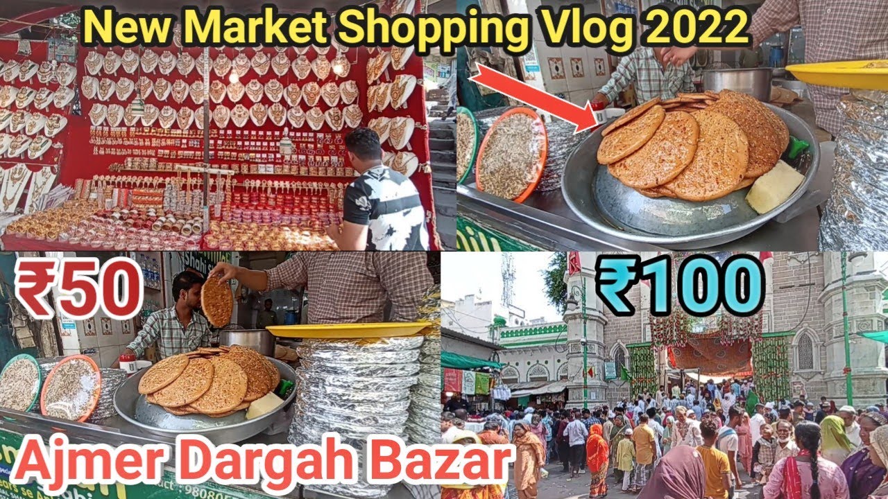 26 September 2022 New Market Shopping Vlog 2022 || Best Shopping Places In Ajmer || Dargah Bazar ||