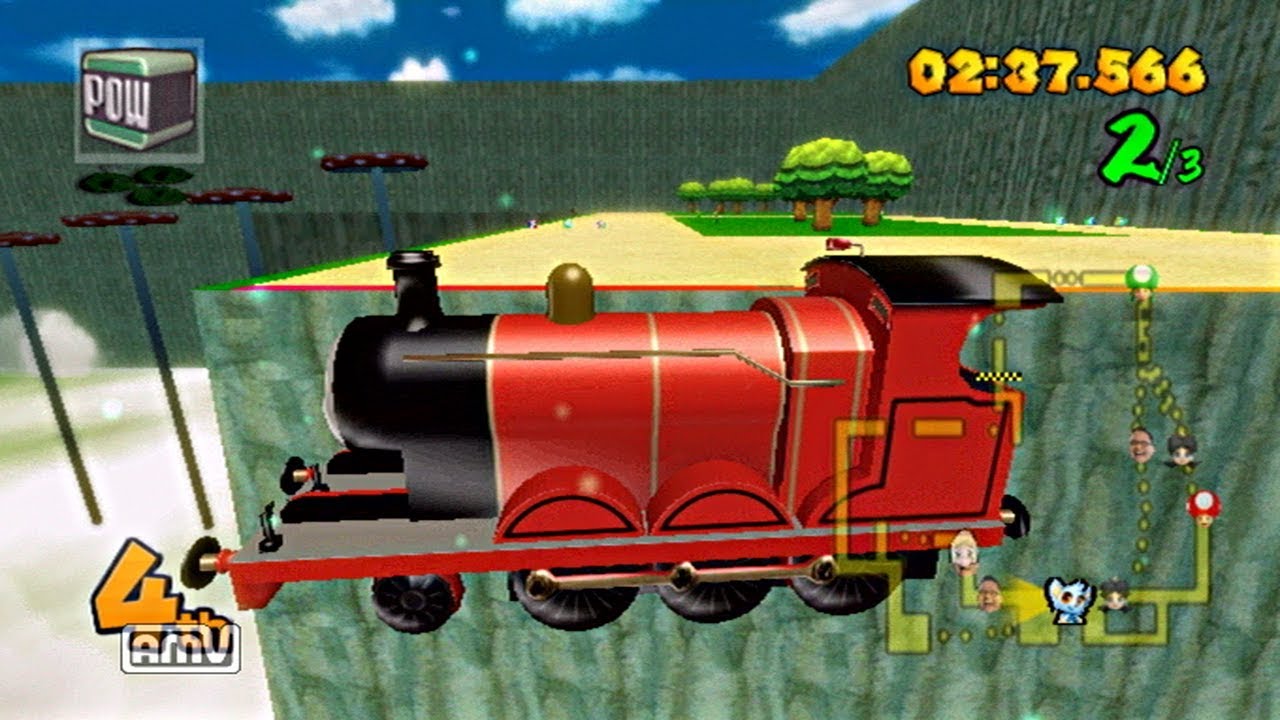 [MKW] Never Never Never Give Up (Remix)#3 : Thomas & friends in MKWii