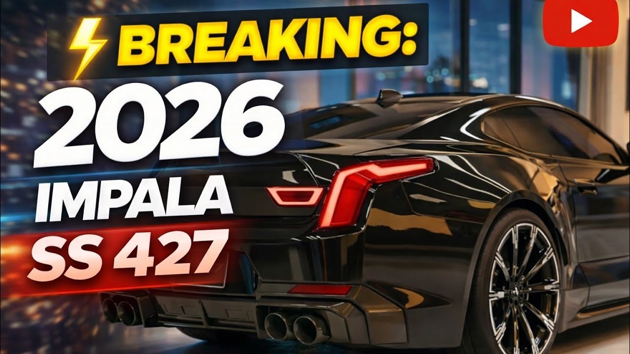 Chevy Shocked the World With the 2026 Impala SS 427