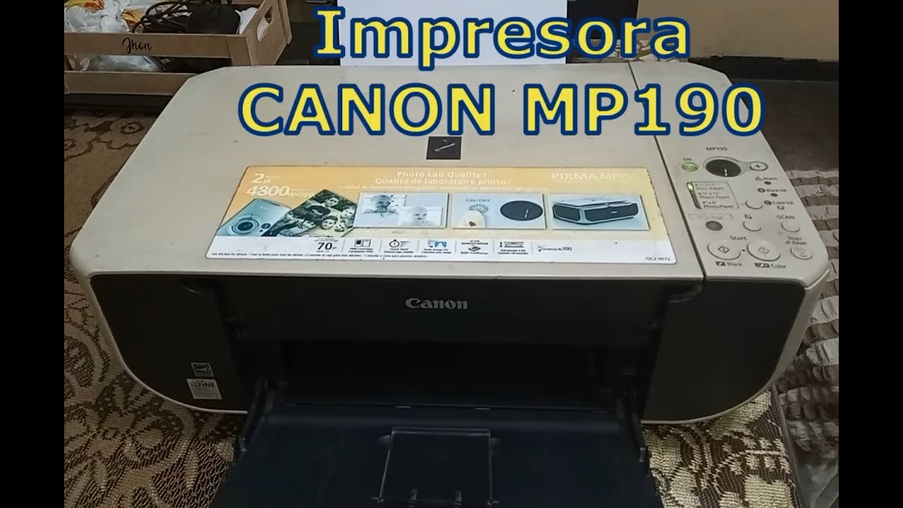 CANON MP190 Como desarmar limpiar desmontar abrir destapar reparar arreglar