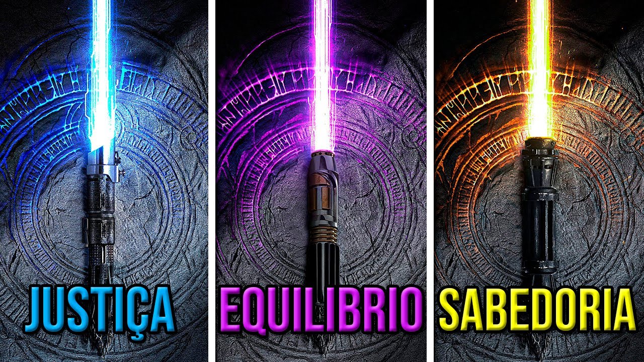 TODAS AS CORES DOS SABRES DE LUZ E SEUS SIGNIFICADOS EXPLICADOS - Contos Star Wars