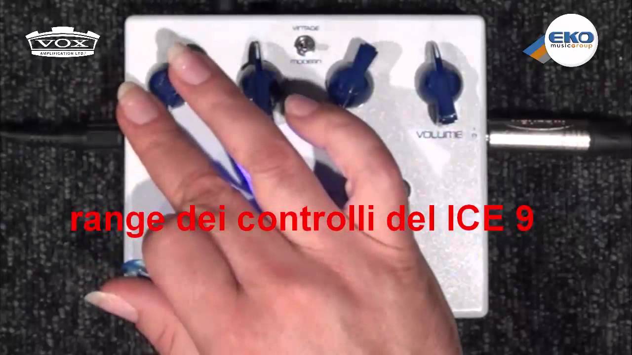 VOX ICE 9 - Joe satriani signature over drive
