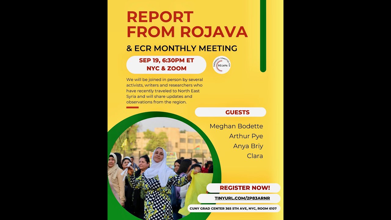 Report Back from Rojava: Restorative Justice, Direct Democracy & Pluralism