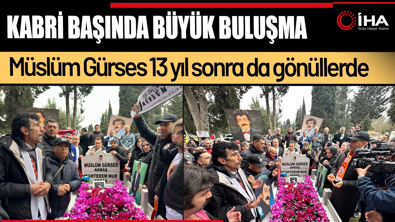 Hayranlar Müslüm Gürses’i Andı: Kabri Başında Büyük Buluşma