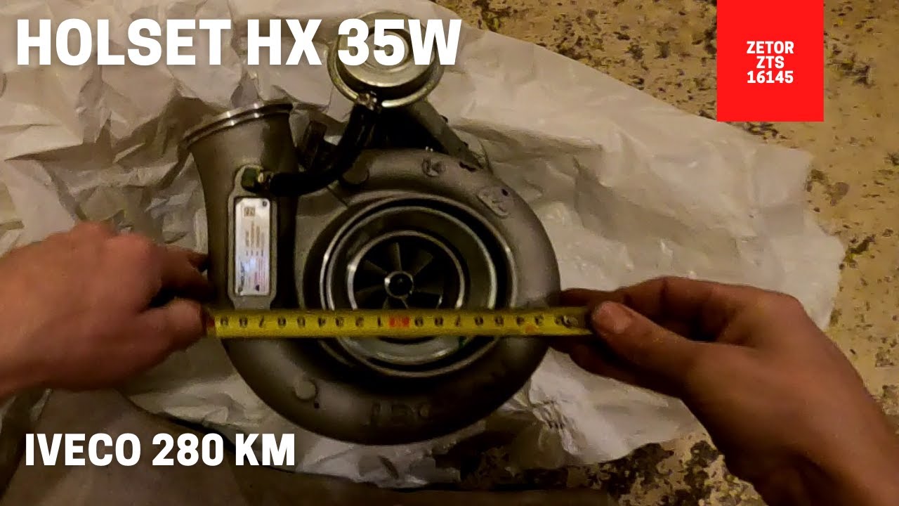 Nowa turbosprężarka do Zetora? 16145. Holset HX35W z IVECO