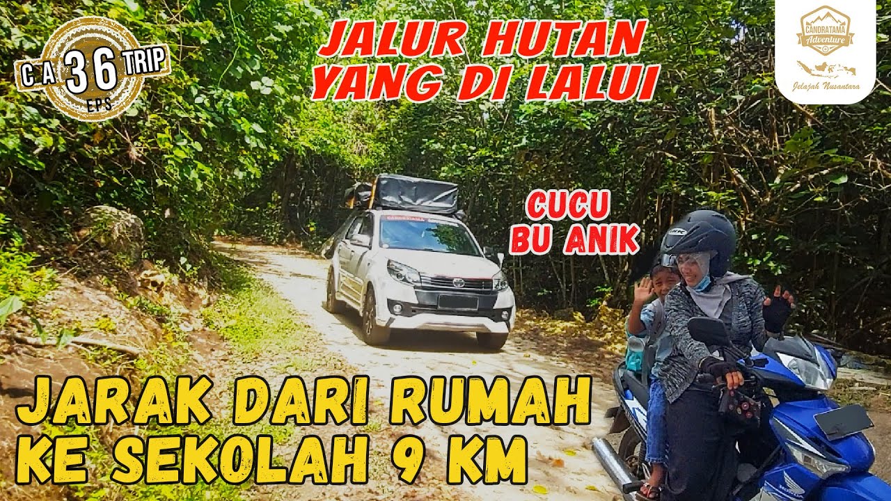BERCAMPERVAN DI MALANG SELATAN BERTEMU KELUARGA SETIAP HARI MELEWATI HUTAN SEJAUH 9 KM UNTUK SEKOLAH
