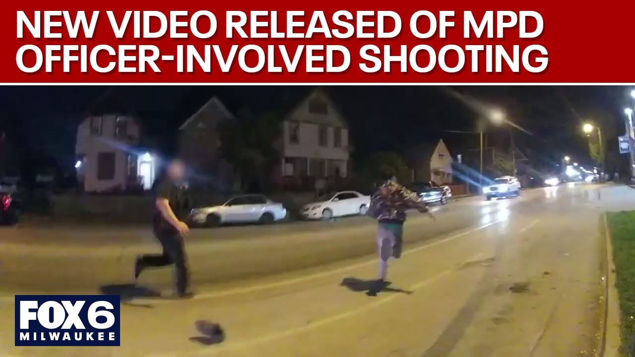 Milwaukee police shooting; bodycam video released of man fleeing police | FOX6 News Milwaukee