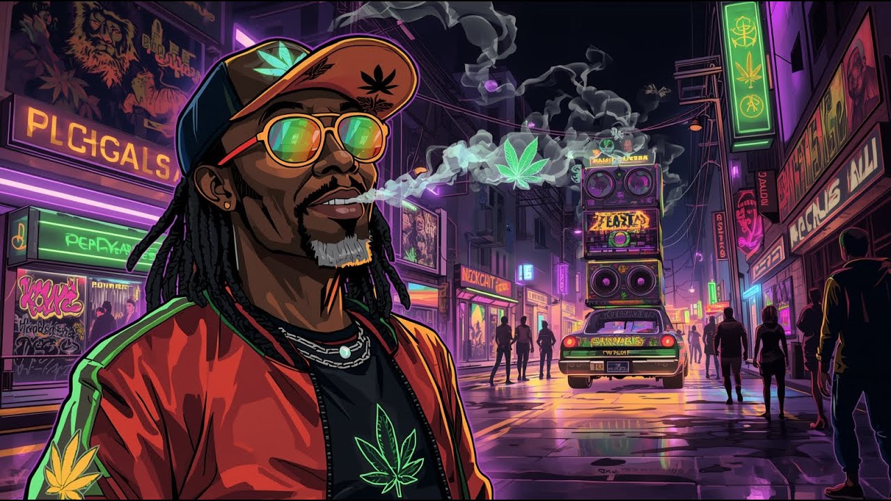 🌿 Calm Smoke, Soft Bass 💚 Long Reggae Flow for Meditation & Mental Reset