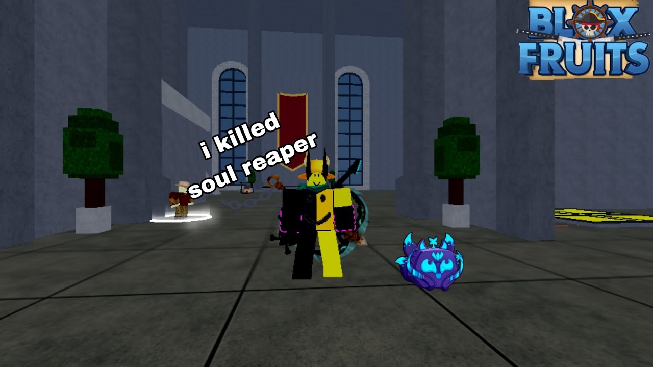 i killed soul reaper in blox fruits | ROBLOX 